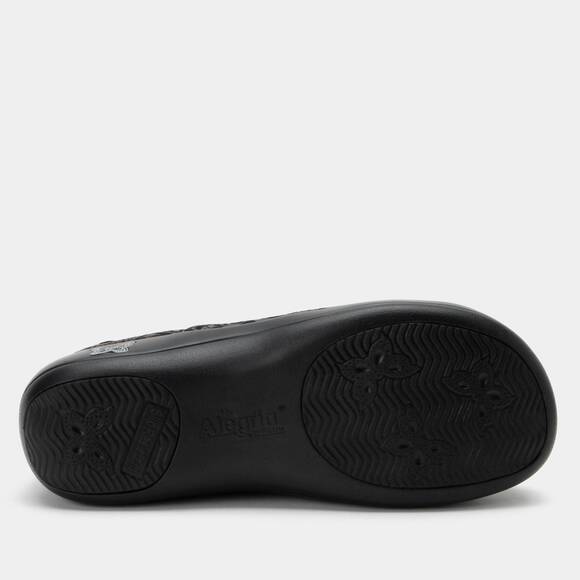 NEW ALEGRIA women's keli slip-on in black embossed paisley - Picture 6 of 6